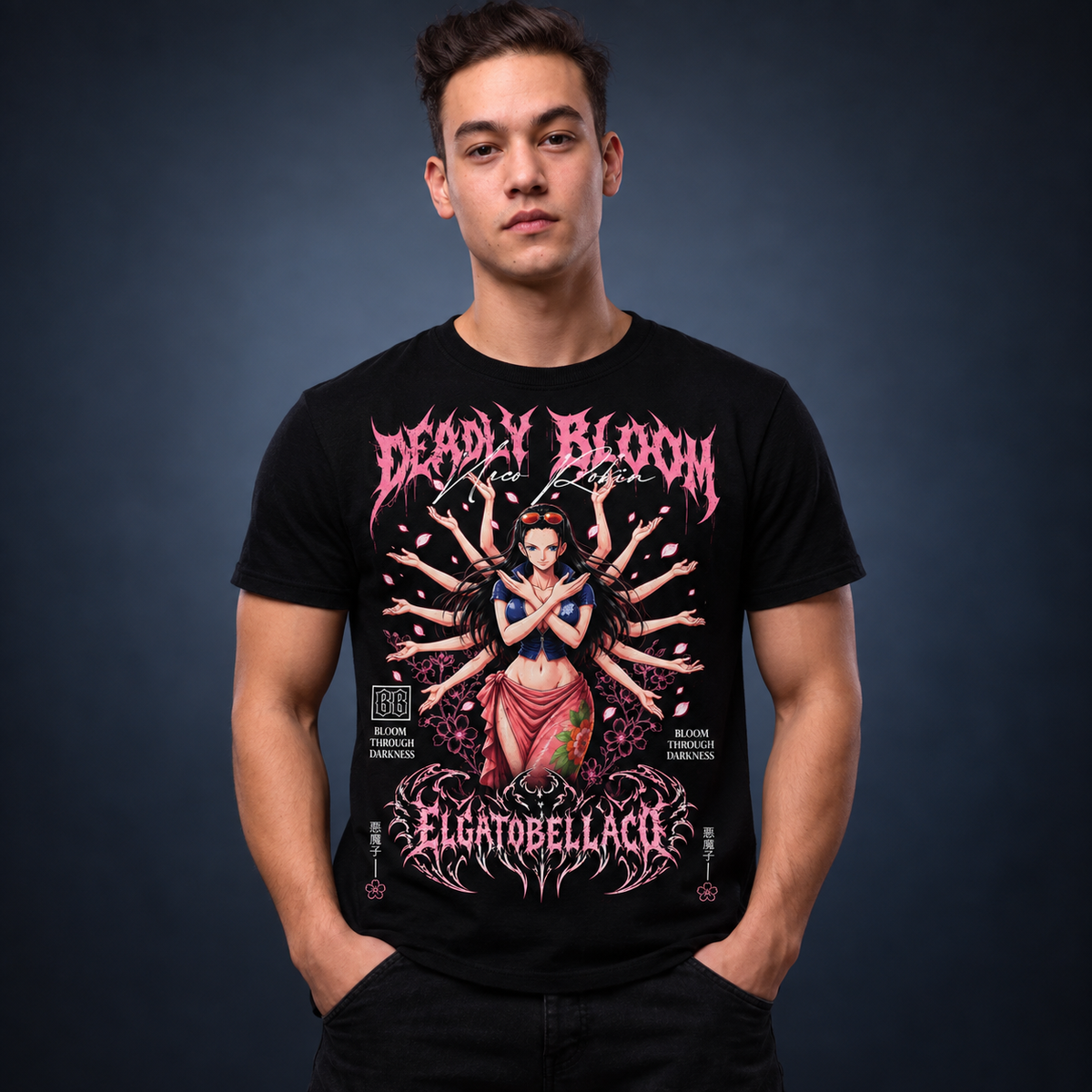 Playera Manga Corta — Nico Robin