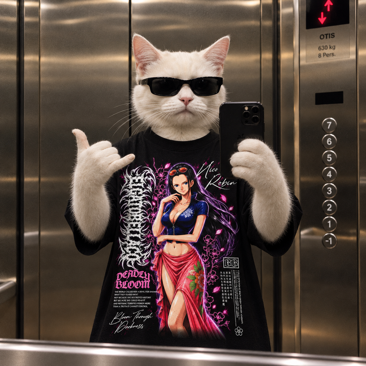 Playera Manga Corta — Nico Robin