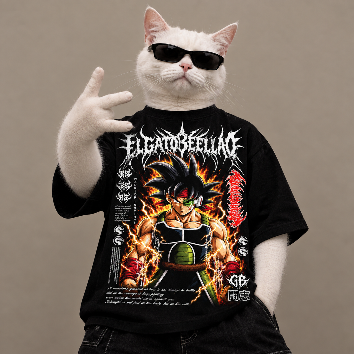 Playera Manga Corta — Bardock
