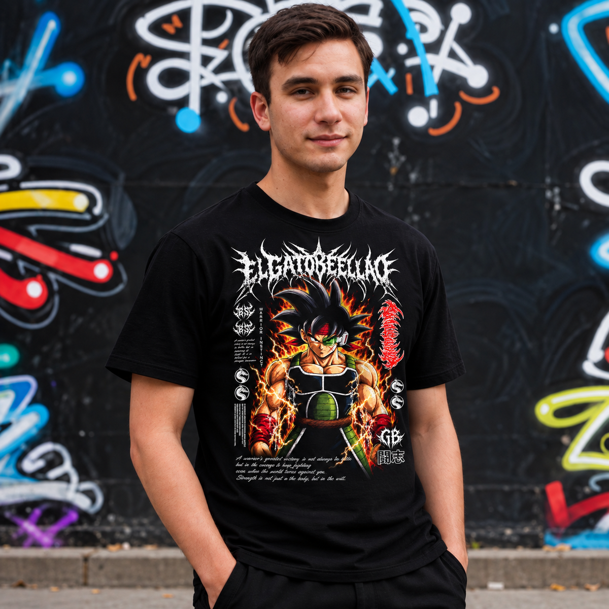 Playera Manga Corta — Bardock